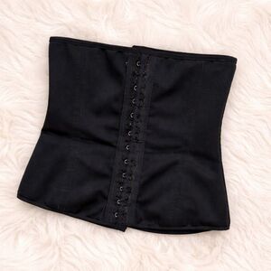 Waist Gang Society Ann Chery Black Waist Trainer Corset Shapewear L